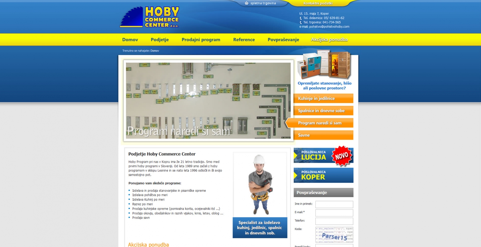 Pohištvo Hoby Commerce Center d.o.o.